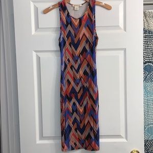 Arden B XS multi color midi dress